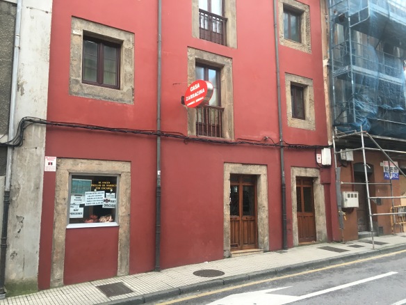 Restaurante ”Casa Zarracina”, en Gijón.