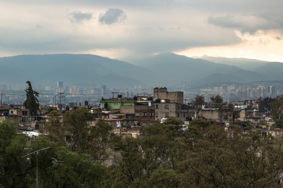 Vista desde Remedios, Naucalpan.—Fotografía por el autor. Da click para hacerla más grande.